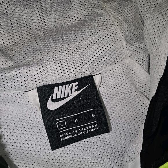 Nike Wind Jacket Windproof MENS SIZE LARGE Neon - Picture 3 of 7